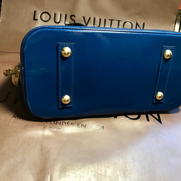 LOUIS VUITTON MONOGRAM VERNIS ALMA PM HANDBAG 👜 - Picture 6 of 13
